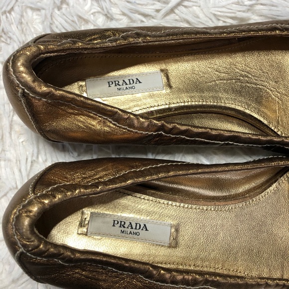 PRADA Rhinestone flats in excellent condition - Picture 5 of 10